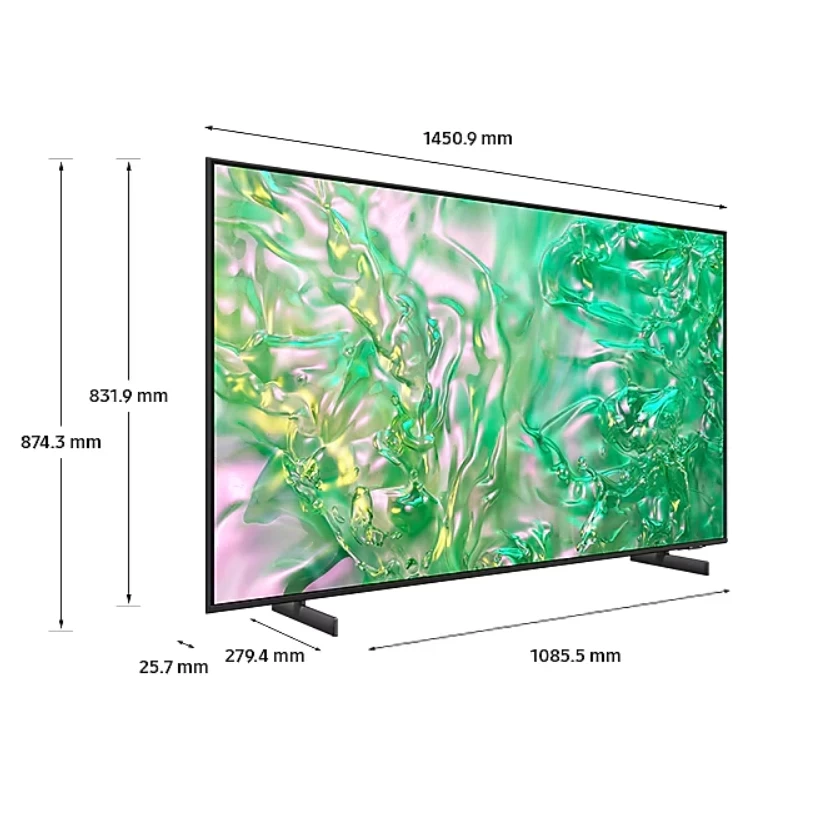 Samsung 三星 65吋-75吋 Crystal UHD DU8000 4K電視 UA65DU8000XXZW