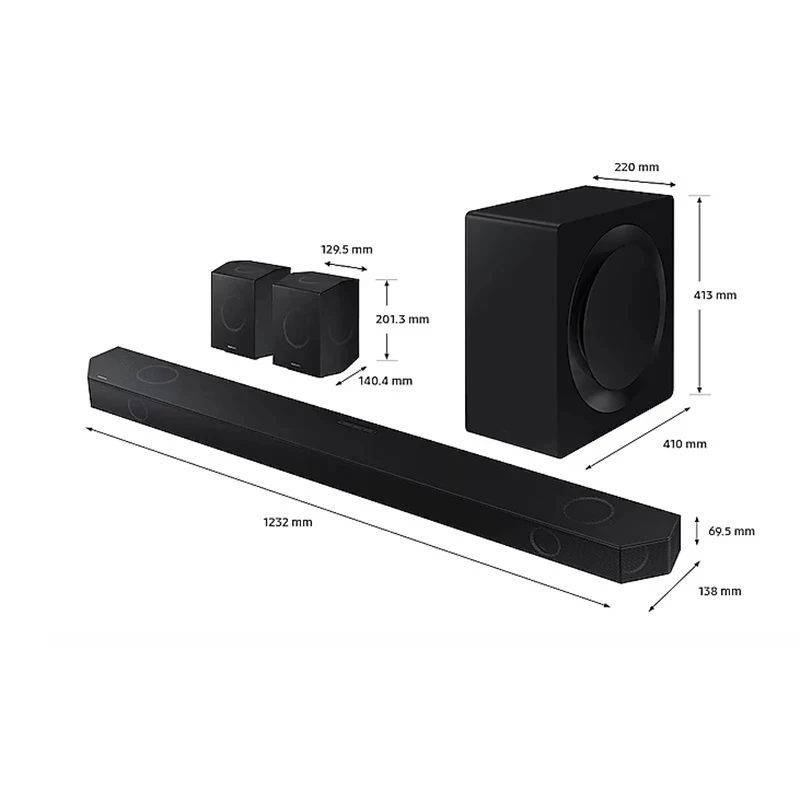 Samsung 三星 HW-Q990D 11.1.4聲道全景聲微型劇院SoundBar Q990D